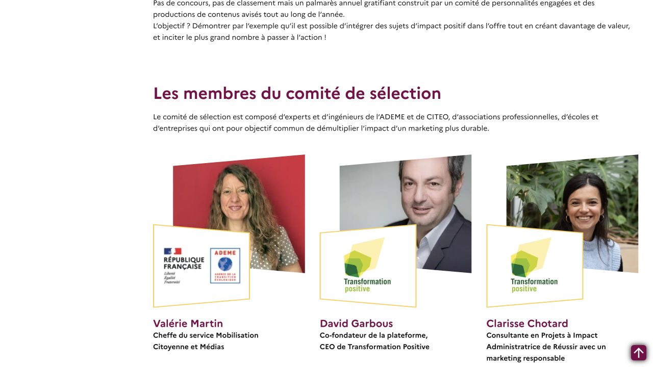 Capture de la présentation publique du comité de sélection RMR